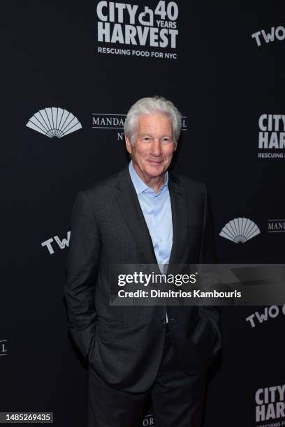 Richard Gere attends as City Harvest Presents The 40th Anniversary Gala: House Of Harvest at Cipriani 42nd Street on April 25, 2023 in New York City.