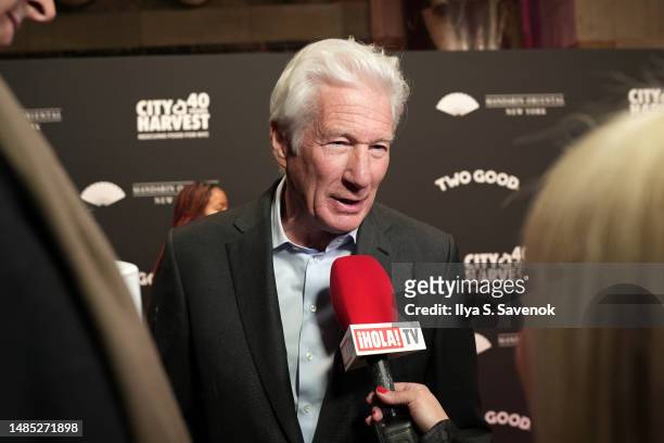 Richard Gere attends as City Harvest Presents The 40th Anniversary Gala: House Of Harvest at Cipriani 42nd Street on April 25, 2023 in New York City.