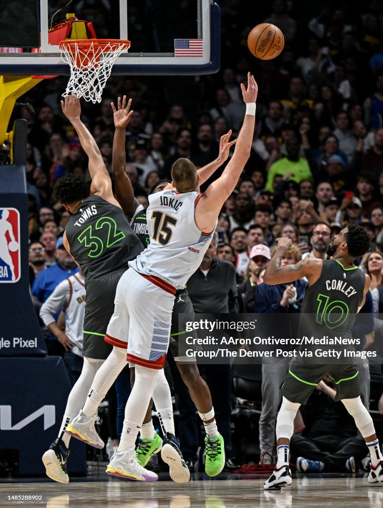 DENVER NUGGETS VS MINNESOTA TIMBERWOLVES, NBA PLAYOFFS