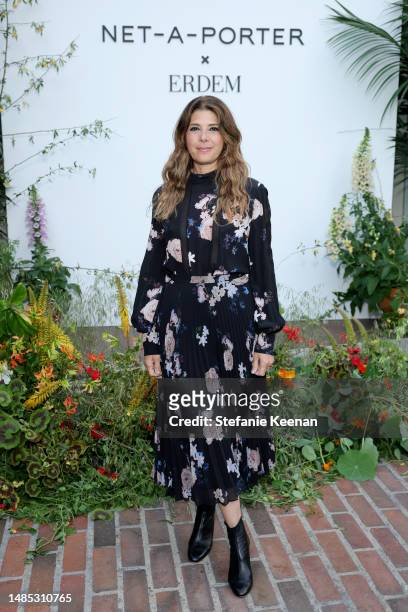 Marisa Tomei attends as Net-A-Porter and Erdem Host an Intimate Poolside Dinner at Chateau Marmont to Celebrate Exclusive Vacation Collection on...