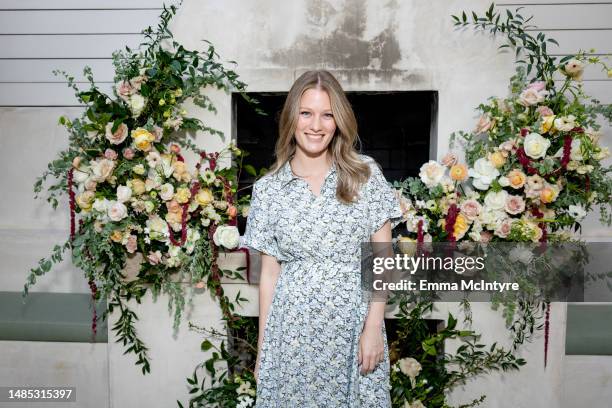 Ashley Hinshaw Grace attends the EF Collection x TheRetaility.com dinner in collaboration with Thirteen Lune at Emily Strauss's West Hollywood home...