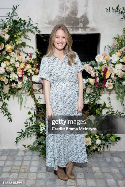 Ashley Hinshaw Grace attends the EF Collection x TheRetaility.com dinner in collaboration with Thirteen Lune at Emily Strauss's West Hollywood home...