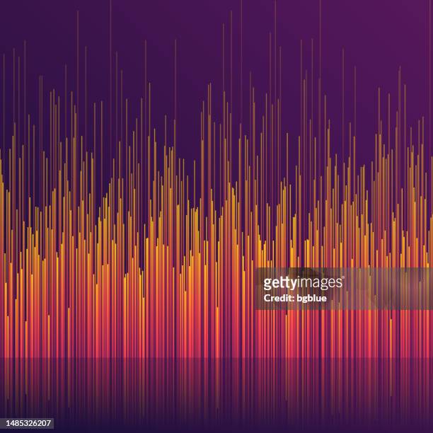 abstract background with vertical lines and orange gradient - abstract shapes pink orange and black stock illustrations