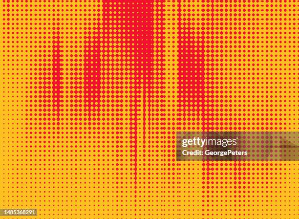 futuristic background blurred motion and halftone dots - digitalization background stock illustrations