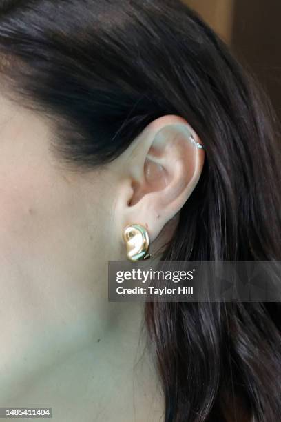 Gal Gadot attends the ribbon cutting celebrating the reopening of Tiffany & Co's "The Landmark" at 5th Avenue and West 57th Street on April 26, 2023...