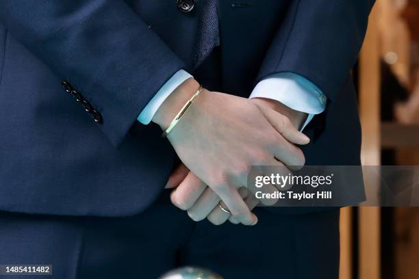 Alexandre Arnault attends the ribbon cutting celebrating the reopening of Tiffany & Co's "The Landmark" at 5th Avenue and West 57th Street on April...