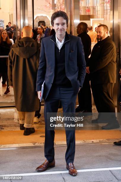 Antoine Arnault attends the ribbon cutting celebrating the reopening of Tiffany & Co's "The Landmark" at 5th Avenue and West 57th Street on April 26,...