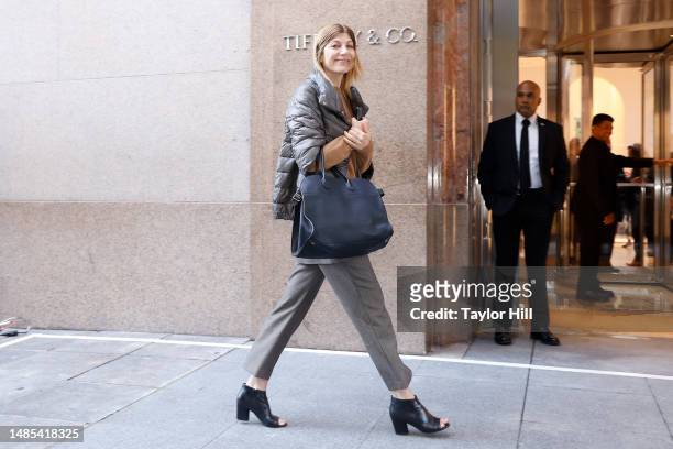 Virginia Smith attends the ribbon cutting celebrating the reopening of Tiffany & Co's "The Landmark" at 5th Avenue and West 57th Street on April 26,...