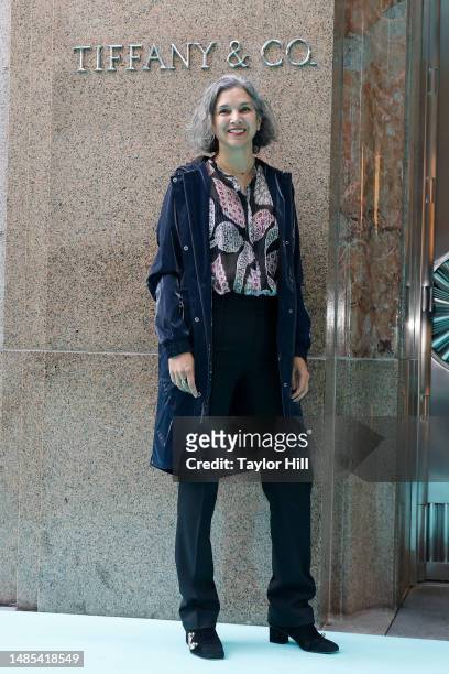 Radhika Jones attends the ribbon cutting celebrating the reopening of Tiffany & Co's "The Landmark" at 5th Avenue and West 57th Street on April 26,...