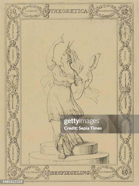 Greek Personification Female personification of Theoretica or Reflection, in Greek garb ...