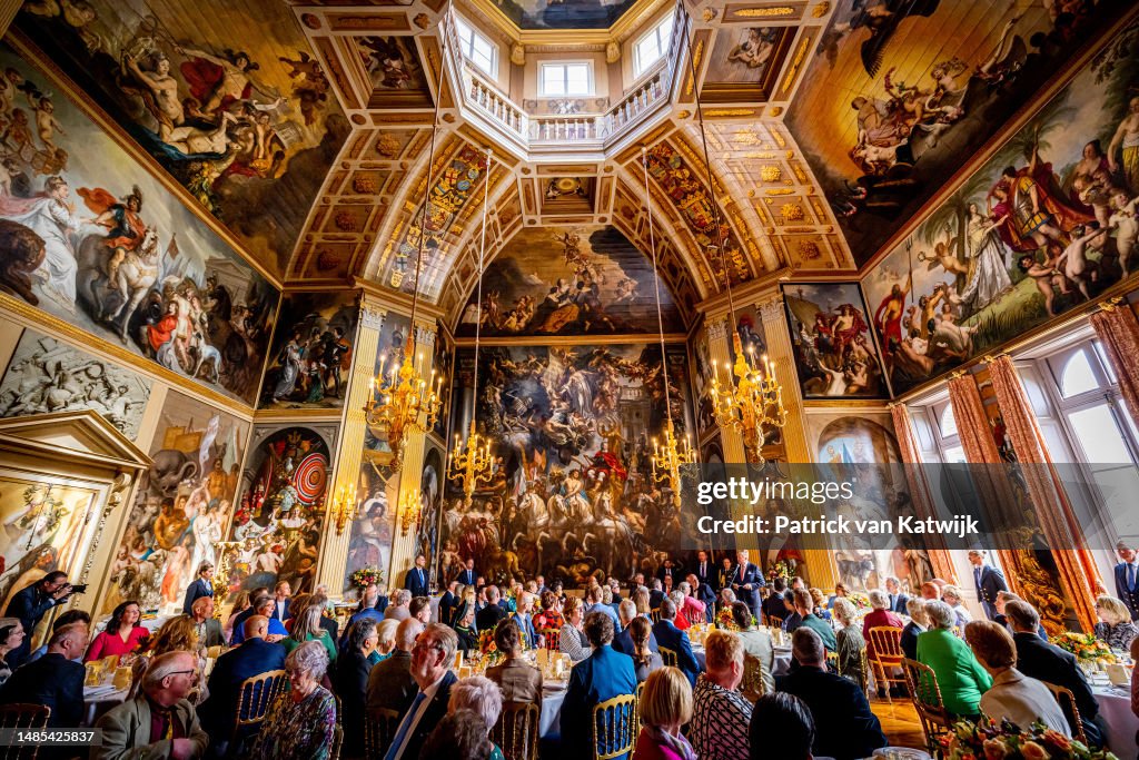 King Willem-Alexander Hosts A Lunch For his 10th Reigning Jubilee