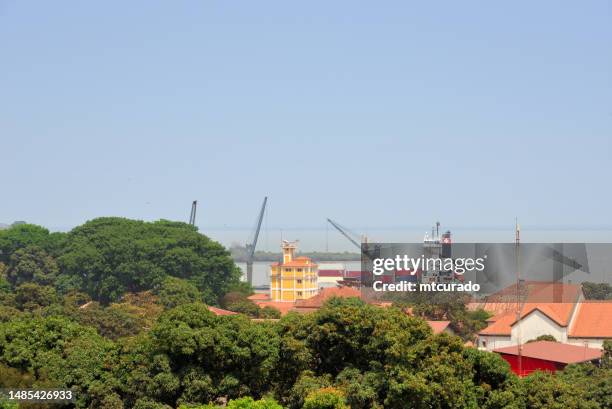 bissau harbor, guinea-bissau - guinea stock pictures, royalty-free photos & images
