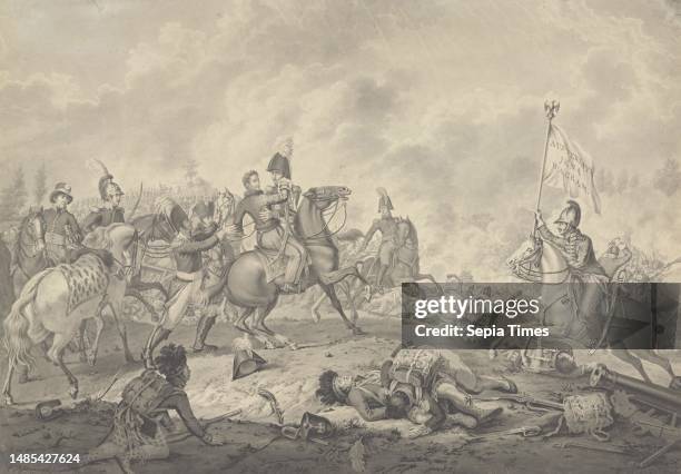 Prince of Orange at the battle of Waterloo Haatje Pieters Oosterhuis The Prince of Orange is wounded during the battle of Waterloo, 18 June 1815. In...