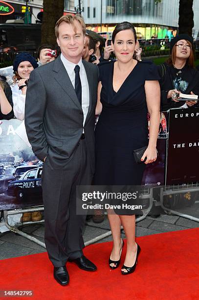 Christopher Nolan attends the European premiere of The Dark Knight Rises at The BFI IMAX on July 18, 2012 in London, England.