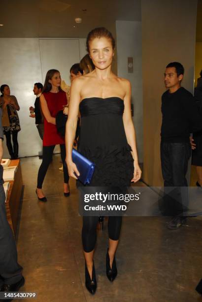 Helena Christensen attends Prada\'s \"Tom Sachs\" party at Prada SoHo.