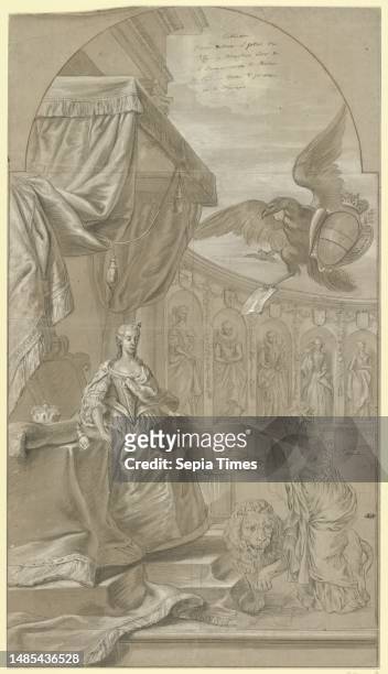 Allegory of the assumption of office by the Archduchess Maria Anna of Austria as Governor anonymous Allegory of the assumption of office by the...