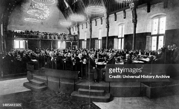 The Hague Conventions of 1899 and 1907 are a series of international treaties and declarations negotiated at two international peace conferences at...