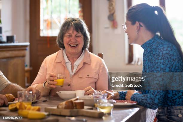 a fresh breakfast in the morning - disabilitycollection stock pictures, royalty-free photos & images