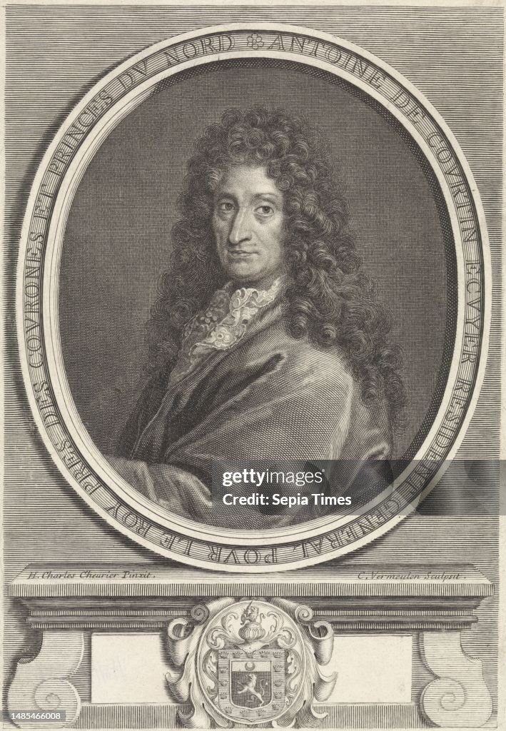Portrait of the writer Antoine de Courtin, Cornelis Martinus... News ...
