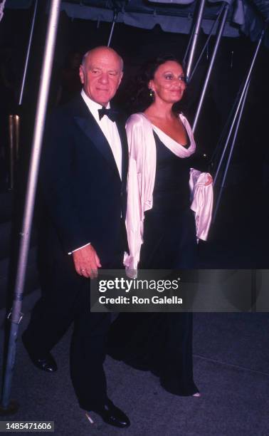 Married couple, businessman Barry Diller and fashion designer Diane von Furstenberg attend the Metropolitan Museum of Art Costume Institute's...