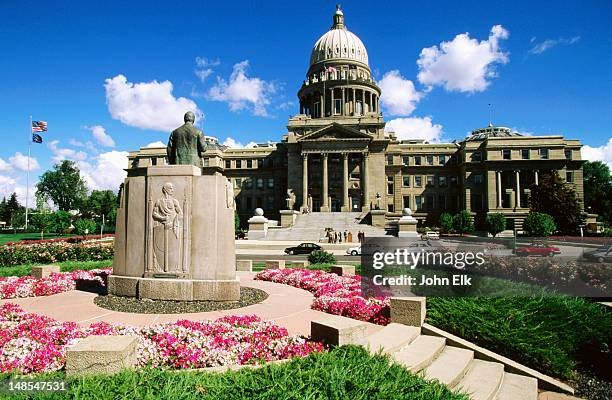 idaho state capitol. - boise stock pictures, royalty-free photos & images