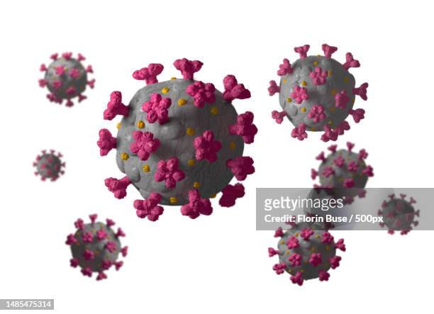 corona viruses entering in organism 3 d visual,romania - virus organism stockfoto's en -beelden
