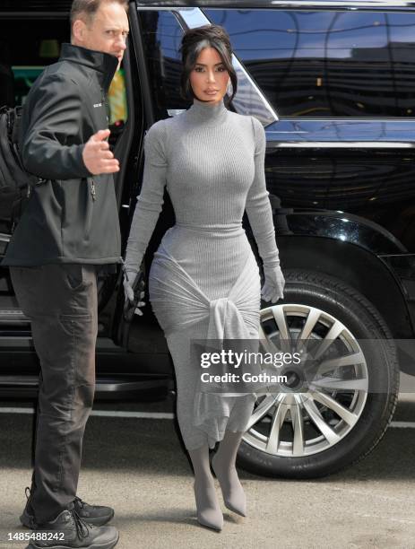 Kim Kardashian is seen on April 26, 2023 in New York City.