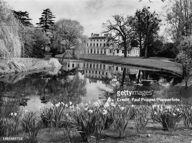 Frogmore House on the Frogmore estate in Home Park, Windsor, Berkshire, May 1958. The house, thought to be by architect Hugh May, was built between...
