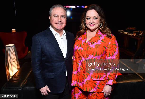 Alan Bergman, Co-Chairman Disney Entertainment and Melissa McCarthy attend Walt Disney Studios' 2023 presentation highlighting its upcoming release...