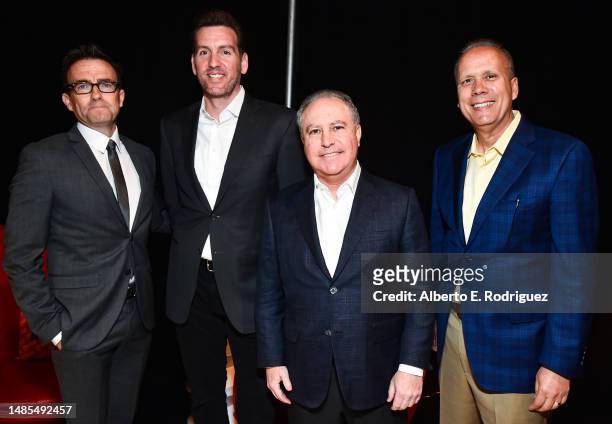 Tony Chambers, EVP, Head of Theatrical Distribution, Disney Media & Entertainment Distribution speaks during, Jed Harmsen, Head of Cinema & Group...