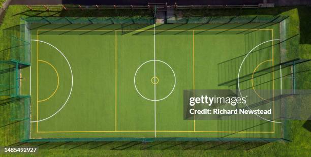 netball court - minimal stock pictures, royalty-free photos & images