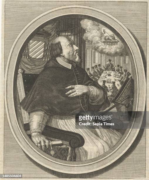 Portrait of Frederik Schenk van Toutenburg, Archbishop of Utrecht, François van Bleyswijck, after unknown Portrait of Frederik Schenk van Toutenburg,...