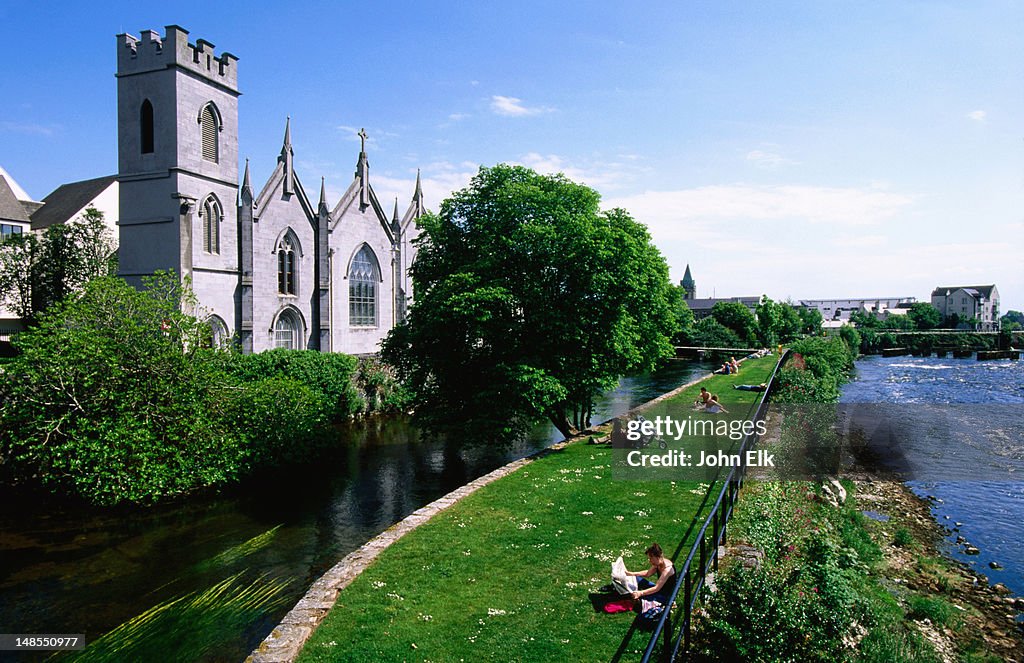 River Corrib banks.