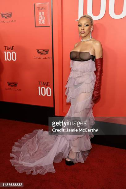 Doja Cat attends the 2023 Time100 Gala at Jazz at Lincoln Center on April 26, 2023 in New York City.