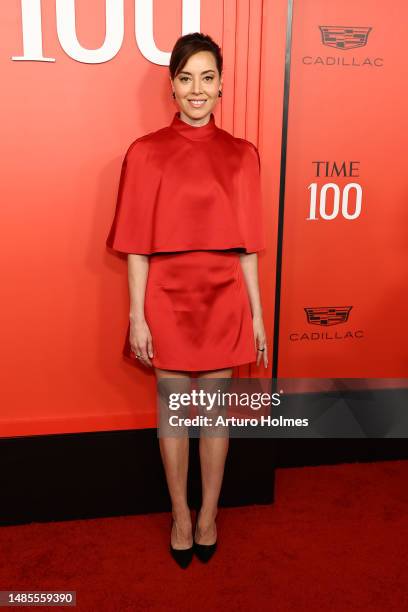 Aubrey Plaza attends the 2023 Time100 Gala at Jazz at Lincoln Center on April 26, 2023 in New York City.