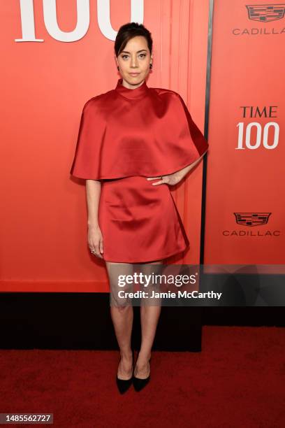 Aubrey Plaza attends the 2023 Time100 Gala at Jazz at Lincoln Center on April 26, 2023 in New York City.