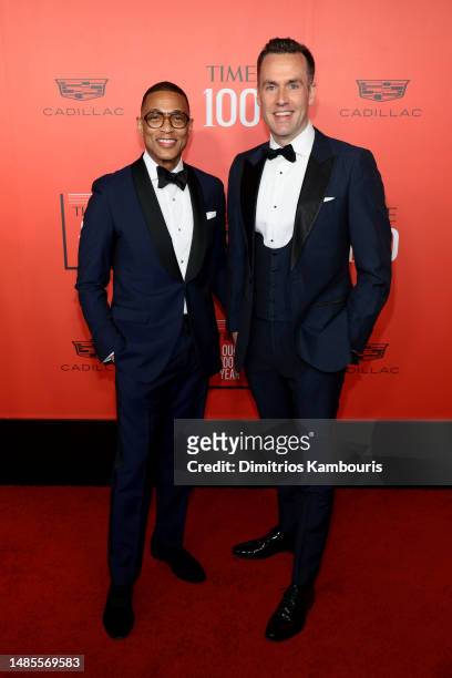 Don Lemon and Tim Malone attend the 2023 TIME100 Gala at Jazz at Lincoln Center on April 26, 2023 in New York City.