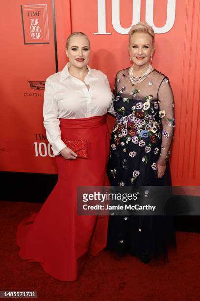 Meghan McCain and Cindy McCain attend the 2023 Time100 Gala at Jazz at Lincoln Center on April 26, 2023 in New York City.