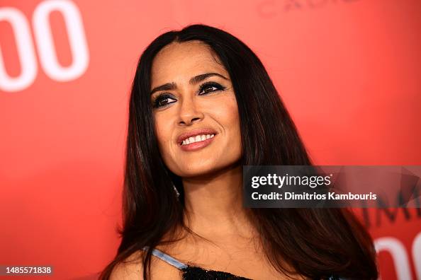 Salma Hayek attends the 2023 TIME100 Gala at Jazz at Lincoln Center