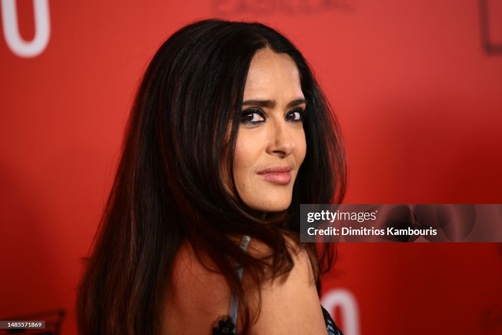 Salma Hayek attends the 2023 TIME100 Gala at Jazz at Lincoln Center