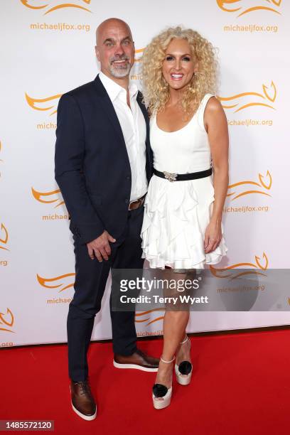 Stephen Schlapman and Kimberly Schlapman of Little Big Town attend "A Country Thing Happened On The Way To Cure Parkinson's" benefitting The Michael...