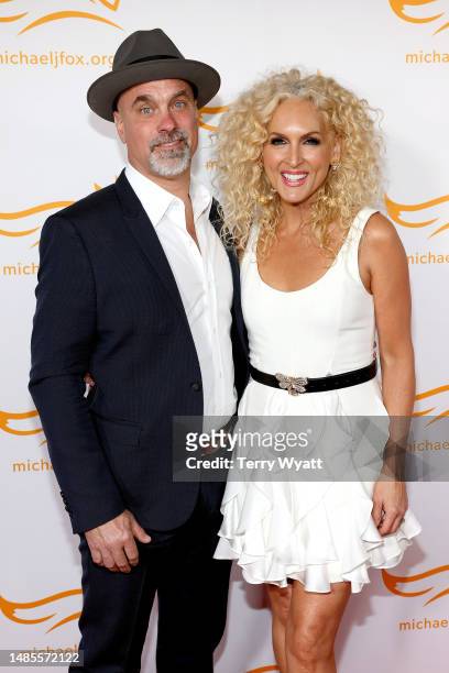 Stephen Schlapman and Kimberly Schlapman of Little Big Town attend "A Country Thing Happened On The Way To Cure Parkinson's" benefitting The Michael...