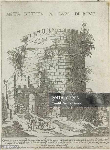 Metella 63 Tomb Of Caecilia Metella Stock Photos, High-Res Pictures, and Images ...