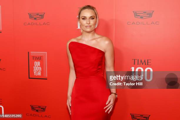 Lindsey Vonn attends the 2023 Time100 Gala at Jazz at Lincoln Center on April 26, 2023 in New York City.