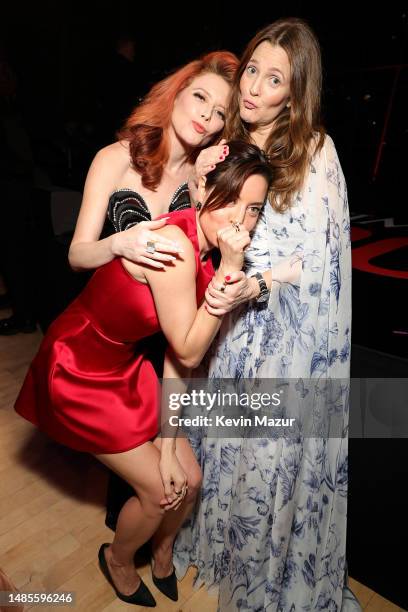 Natasha Lyonne, Aubrey Plaza and Drew Barrymore attend the 2023 TIME100 Gala at Jazz at Lincoln Center on April 26, 2023 in New York City.