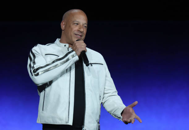 Vin Diesel promotes the upcoming film "Fast X" during the Universal Pictures and Focus Features presentation during CinemaCon, the official...