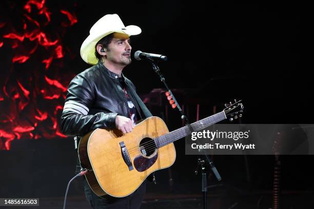 Brad Paisley performs onstage for A Country Thing Happened On The Way To Cure Parkinson's benefitting The Michael J. Fox Foundation, at The Fisher...