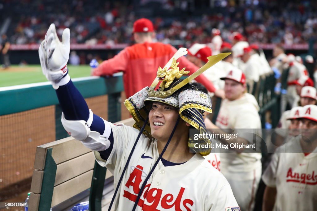 Oakland Athletics v Los Angeles Angels