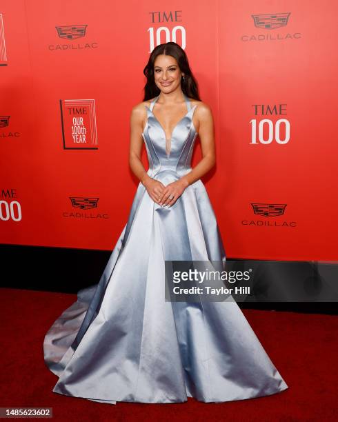 Lea Michele attends the 2023 Time100 Gala at Jazz at Lincoln Center on April 26, 2023 in New York City.