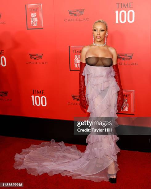 Doja Cat attends the 2023 Time100 Gala at Jazz at Lincoln Center on April 26, 2023 in New York City.